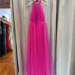 Tia Tulle Gown- Pink (Medium)